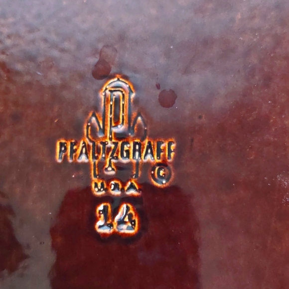 Vintage Pfaltzgraff Brown Drip Divided Serving Vegetable Dish - Picture 4 of 6